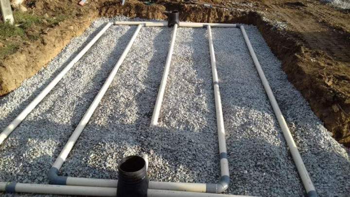 Travaux d'assainissement, Le Vigen